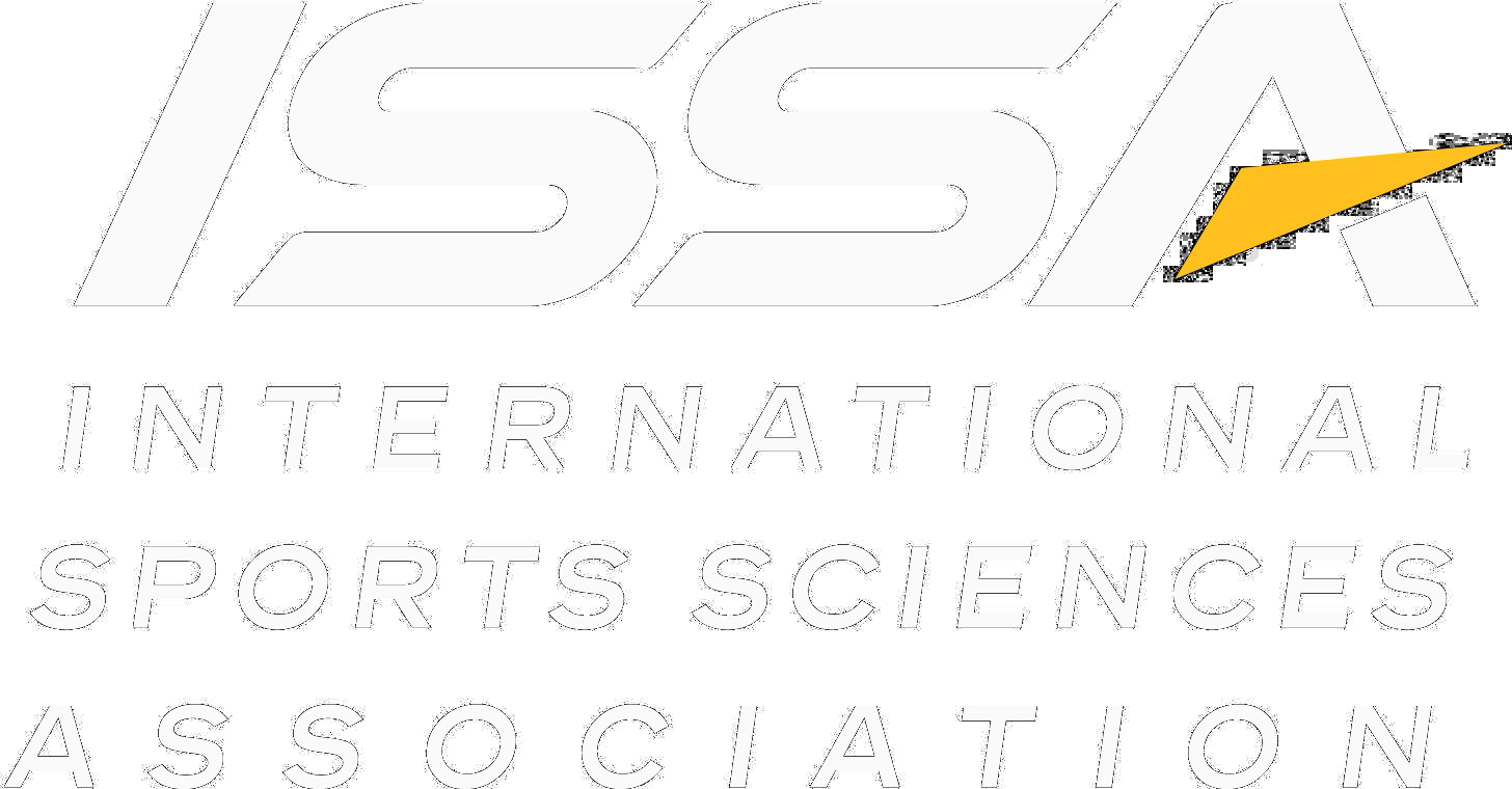 Logo for International Sports Sciences Association (ISSA)